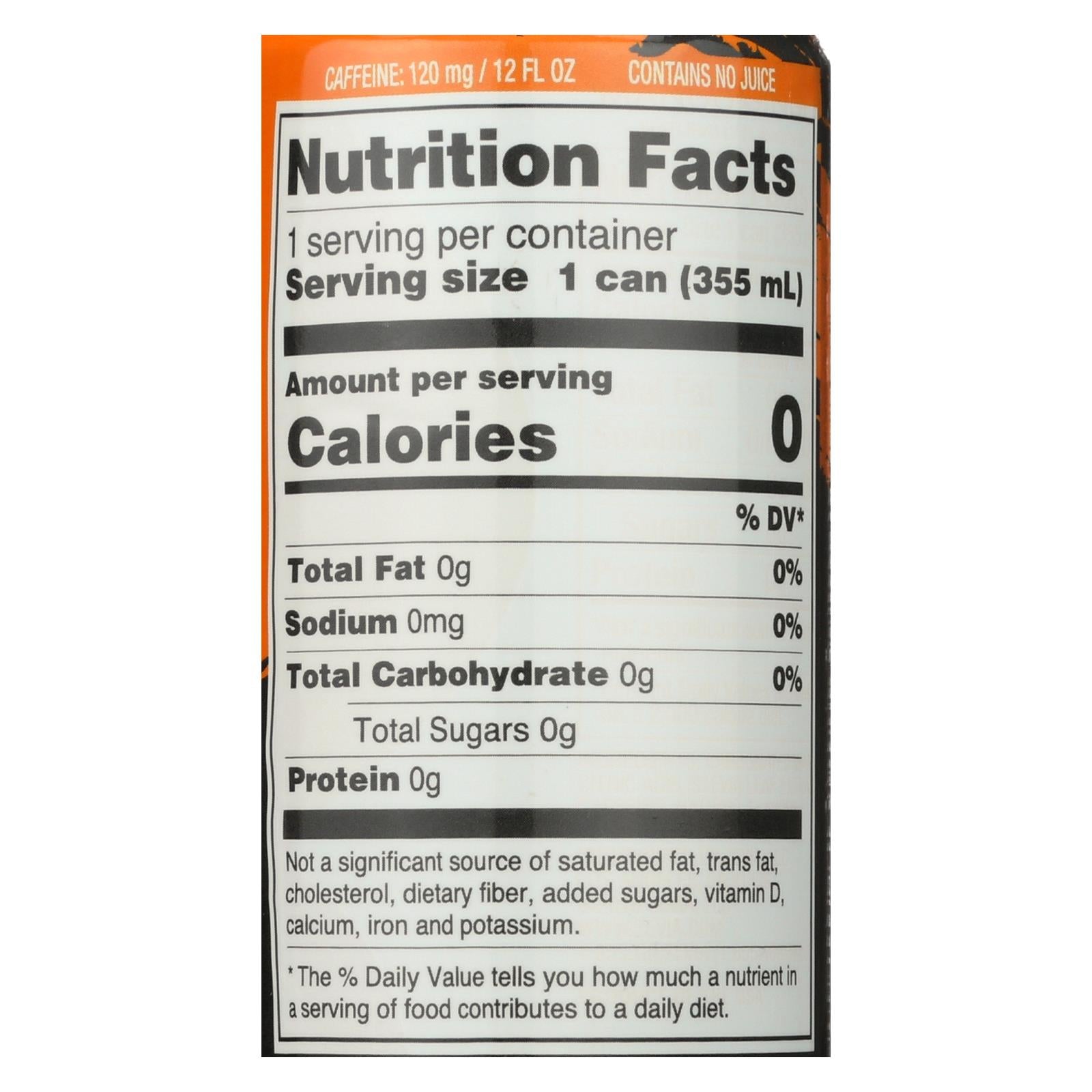 Zevia Zero Calorie Energy Drink - Mango-ginger - Case Of 12 - 12 Fl Oz