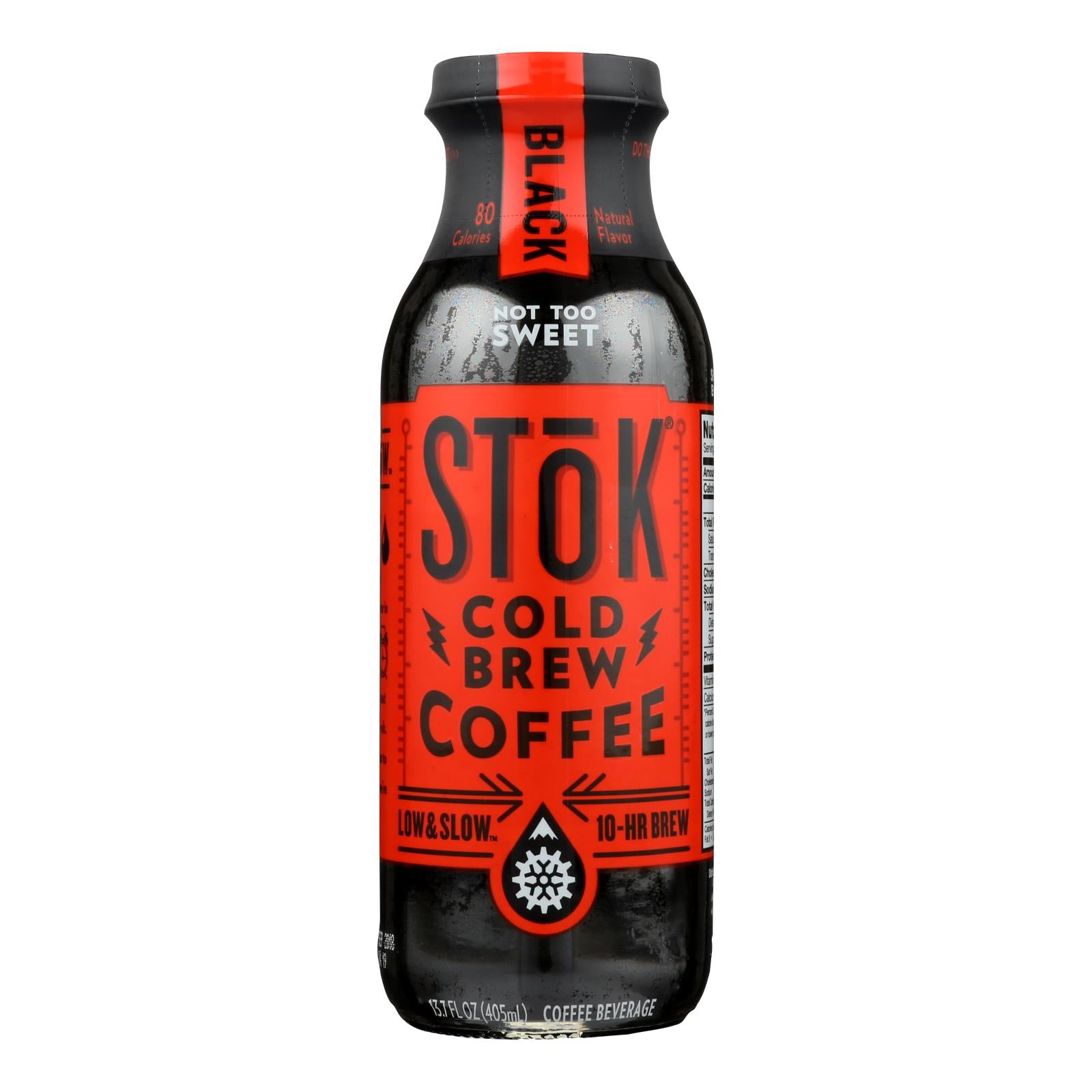 Stok Cold-brew Iced Coffee Cold Brew Coffee - Case Of 12 - 13.7 Fz