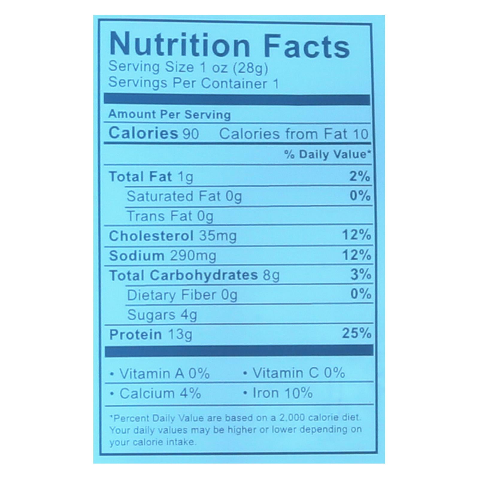 The New Primal - Beef Thins Sea Salt Paleo - Case Of 8 - 1 Oz