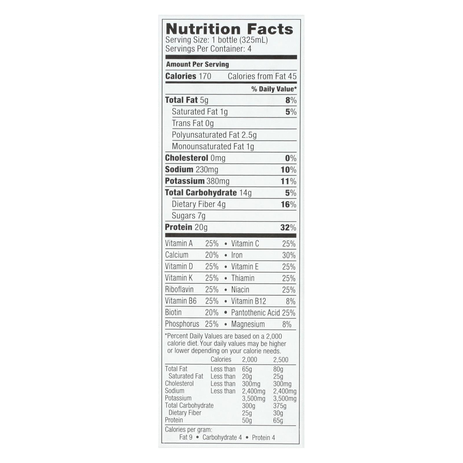 Vega Protein Nutrition Shake, Chocolate - Case Of 3 - 4-11 Fz