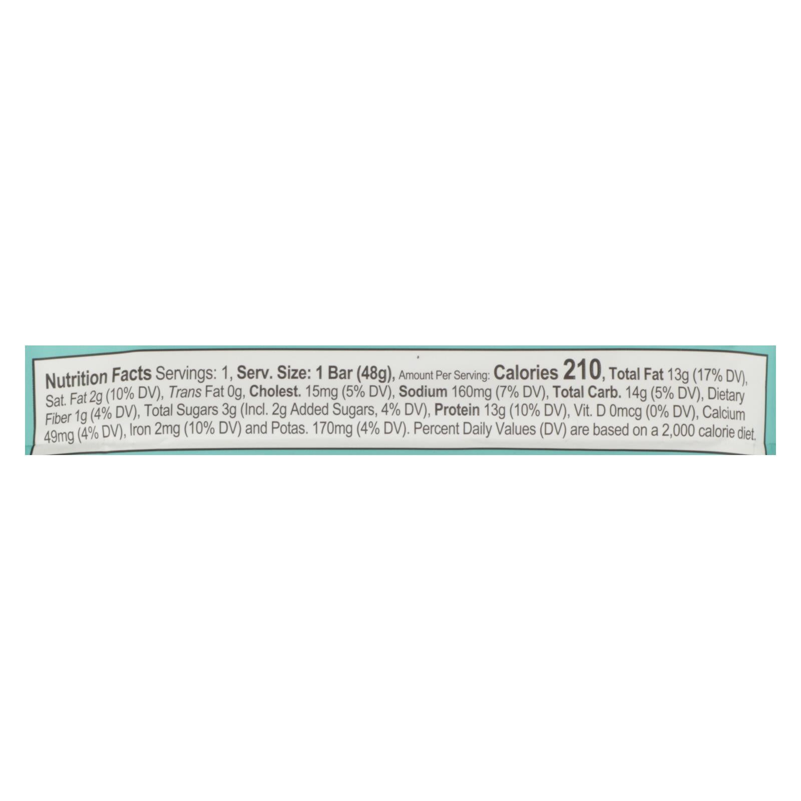 Primal Kitchen Nutrition Bar, Macadamia Sea Salt Bar  - Case Of 12 - 1.7 Oz
