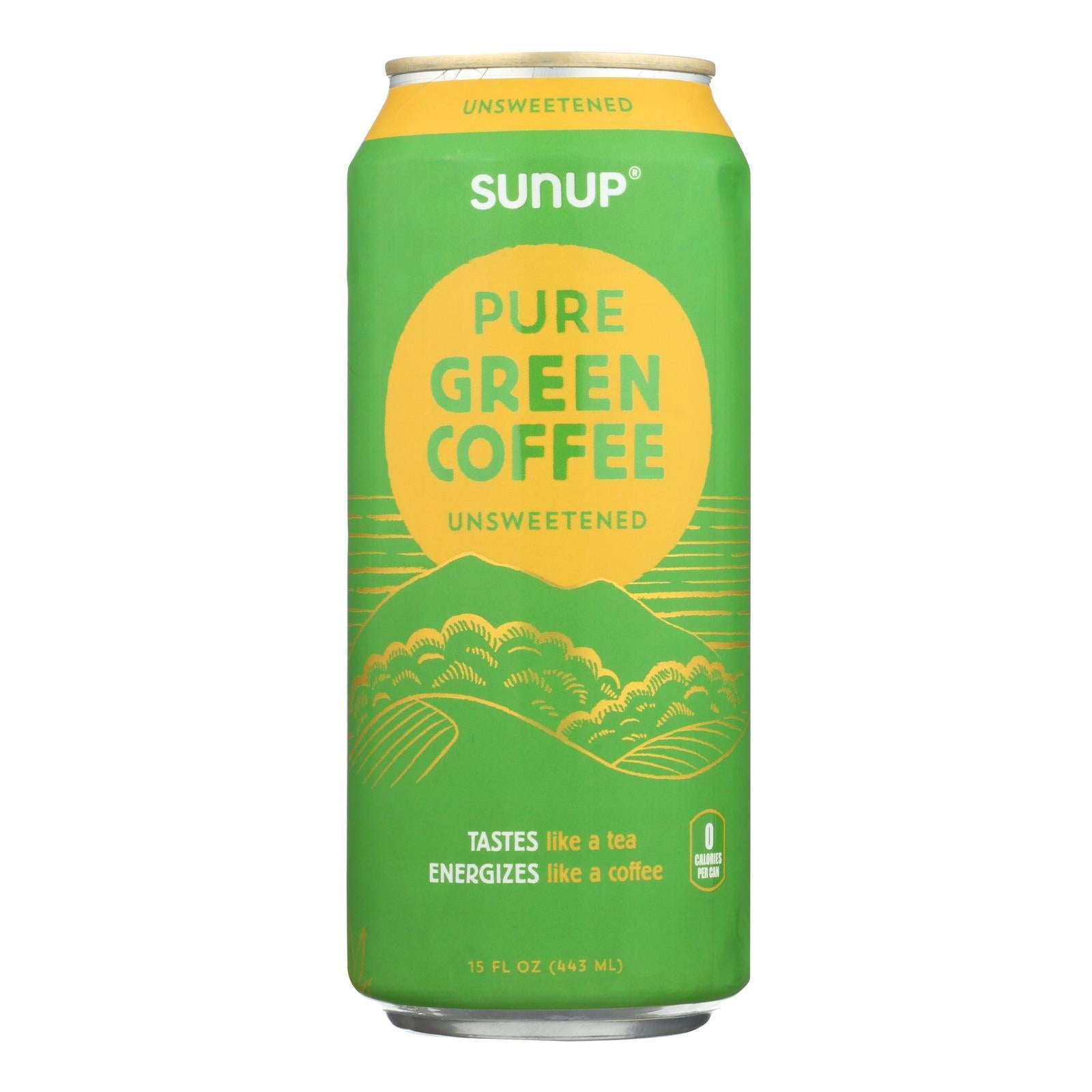 Sunup - Coffee Rtd Green Original - Case Of 12 - 15 Fz