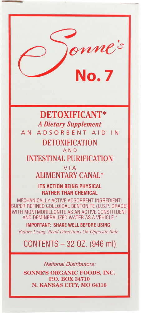 Sonne's: Detoxificant No. 7, 32 Oz