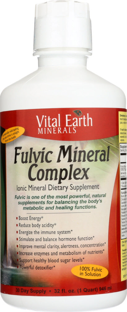 Vital Earth Minerals: Fulvic Mineral Complex, 32 Oz