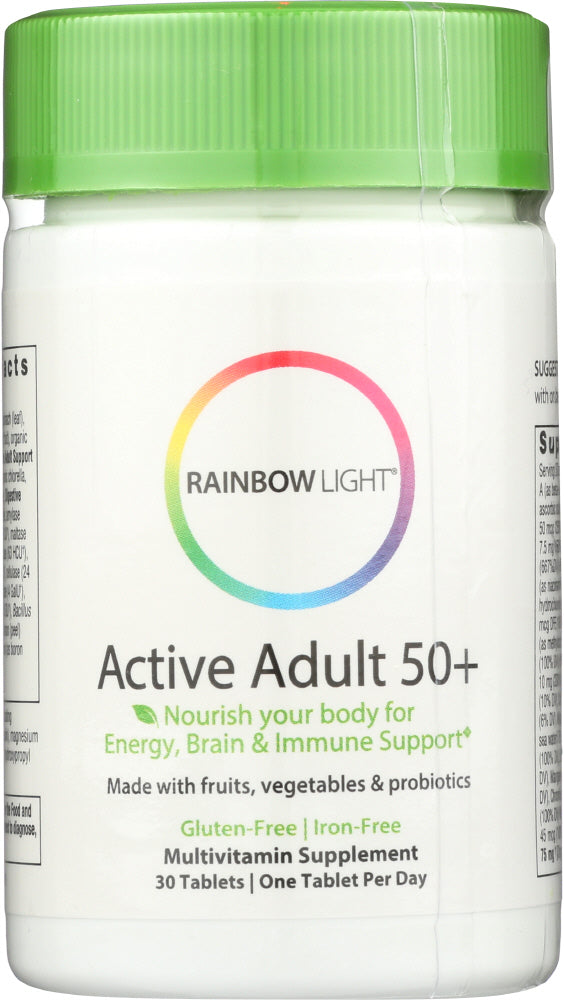 Rainbow Light: Active Adult 50+ Multivitamin, 30 Tb