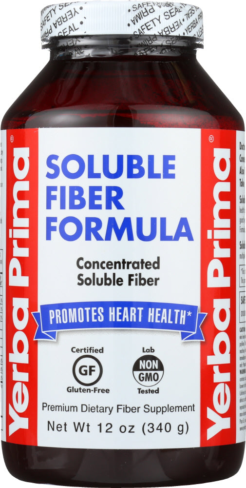 Yerba Prima Fiber Powder Soluble Form, 12 Oz