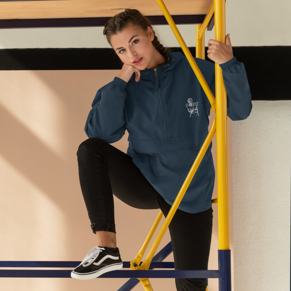 Unisex Embroidered Champion Packable Jackets